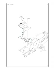 Husqvarna R 214T AWD - Fuel System