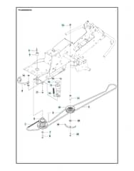 Husqvarna R 214T AWD - Transmission
