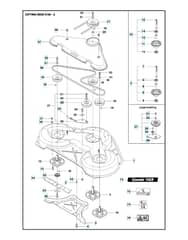Husqvarna R 216 AWD - 103cm Cutting Deck 2