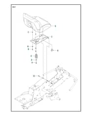 Husqvarna R 216 AWD - Seat