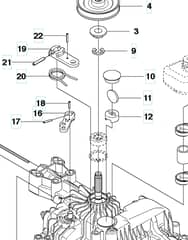 Husqvarna R 216 - Transmission