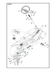 Husqvarna R 216T AWD - Steering