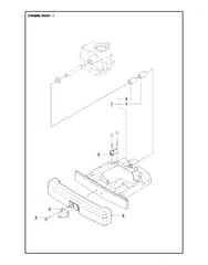 Husqvarna R 220T - Chassis Rear