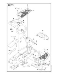 Husqvarna R 220T - Cover