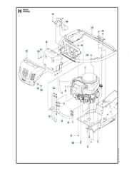 Husqvarna R 316T - Engine