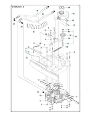 Husqvarna R 316TSX AWD - Chassis Rear 2