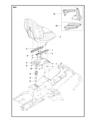 Husqvarna R 316TSX AWD - Seat
