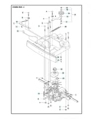Husqvarna R 316TX - Chassis Rear 2