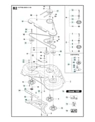 Husqvarna R 316TXS AWD - 103cm Cutting Deck 2