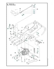 Husqvarna R 316TXS AWD - Hydraul Engine