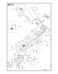 Husqvarna R 318 - Steering