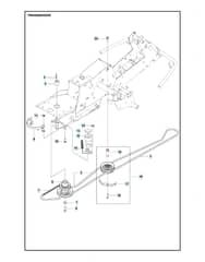 Husqvarna R 318X - Transmission 2