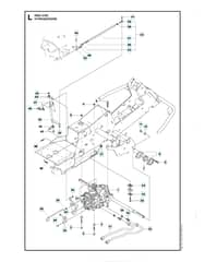 Husqvarna R 320 AWD - Hydraulic Pump