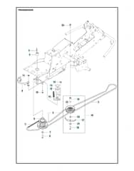Husqvarna R 320 AWD - Transmission