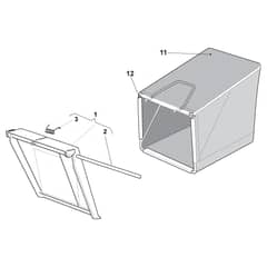 RA 504 TRBM - 2012-2013 - 295506021/SU - Castel Garden Rotary Mower Grass Catcher Diagram
