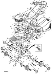 Hayter Ranger 48 AD - 398D (398D260000001 - 398D260999999) - Main Assembly