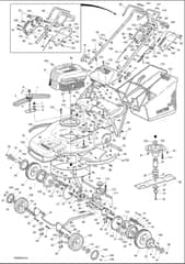 Hayter Ranger 53 Pro - 396C (396C001001 - 396C099999) - Main Assembly