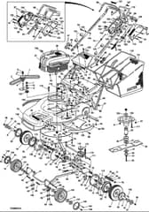 Hayter Ranger 53 Pro - 396E (396E270000001 - 396E290999999) - Main Assembly
