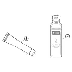 Genuine Stihl RB200 / J - Miscellaneous lubricants and greases
