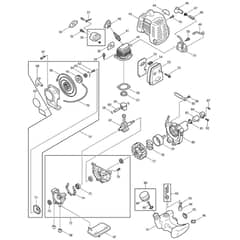 Makita RBC2110 - String Trimmer - Power Tool 02 Diagram