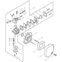 Makita RBC2110 - String Trimmer - Power Tool 03 Diagram