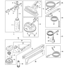 Stihl RE100.0 PLUS CONTROL - Accessories Re 80 - 170 Plus - Parts Diagram