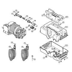 Genuine Stihl RE106 K - 4719 / D - Shroud