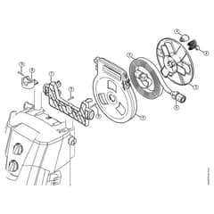 Genuine Stihl RE118 / J - Flat hose with reel