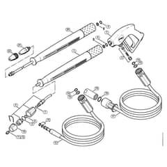 Genuine Stihl RE142 PLUS / K - RE 142 K PLUS GB, 162 K AUS:Spray gun, Spray lance/wand