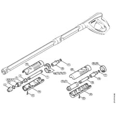 Genuine Stihl RE143 PLUS / K - Spray head, rotary nozzle