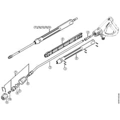 Genuine Stihl RE143 PLUS / M - RE 163 PLUS: Spray lance/wand