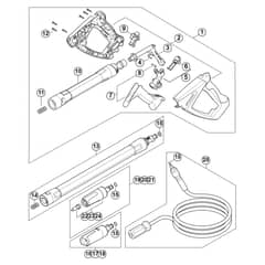 Genuine Stihl RE150 PLUS / F - Spray gun, Spray lance/wand