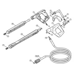 Genuine Stihl RE161 K PLUS / H - Spray gun, Spray lance/wand