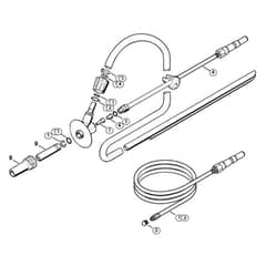 Genuine Stihl RE232 / P - Pipe cleaning kit, Wet sand jet-stream kit