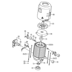 Genuine Stihl RE272 PLUS / A - Electric motor