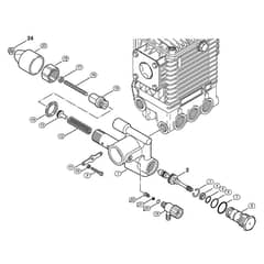 Genuine Stihl RE360 K PLUS / D - Regulation valve block