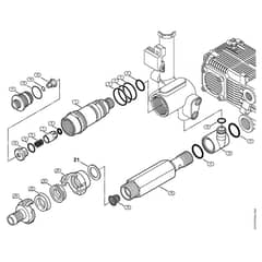 Genuine Stihl RE361 / F - Regulation valve block