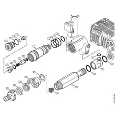 Genuine Stihl RE471 PLUS / F - Regulation valve block