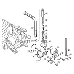 Genuine Stihl RE500 W / D - Regulation valve block