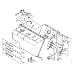 Genuine Stihl RE520 W / K - Instrument panel