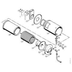 Genuine Stihl RE550 W / F - Heat exchanger