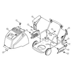 Genuine Stihl RE581 / U - Machine cover, Cover