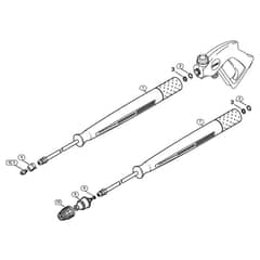 Genuine Stihl RE660 W / S - Spray lance/wand, Rotary nozzle
