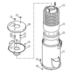 Genuine Stihl RE661 / J - Heat exchanger