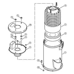 Genuine Stihl RE661 PLUS / J - Heat exchanger