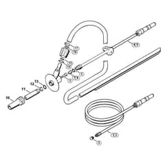 Genuine Stihl RE661 PLUS / Z - Pipe cleaning kit, Wet sand jet-stream kit