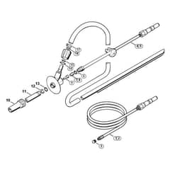 Genuine Stihl RE661 / Z - Pipe cleaning kit, Wet sand jet-stream kit