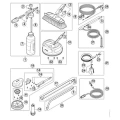 Genuine Stihl RE88 / E - Accessories RE 90 - 130 PLUS