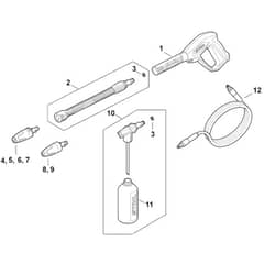 Stihl RE90.0 - Spray Gun, Spray Lance-Wand - Parts Diagram
