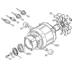 Genuine Stihl RE98 / A - Electric motor, Connecting cable